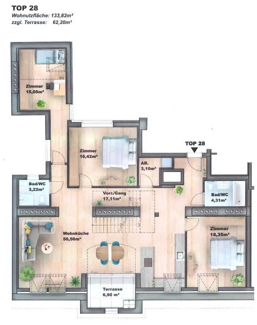 Blechturmgasse Top 28 Wohnung