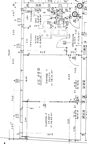 Nähe U6 "NIEDERHOFSTRASSE" & MEIDLINGER MARKT: komplett hofseitige 3-Zimmerwohnung