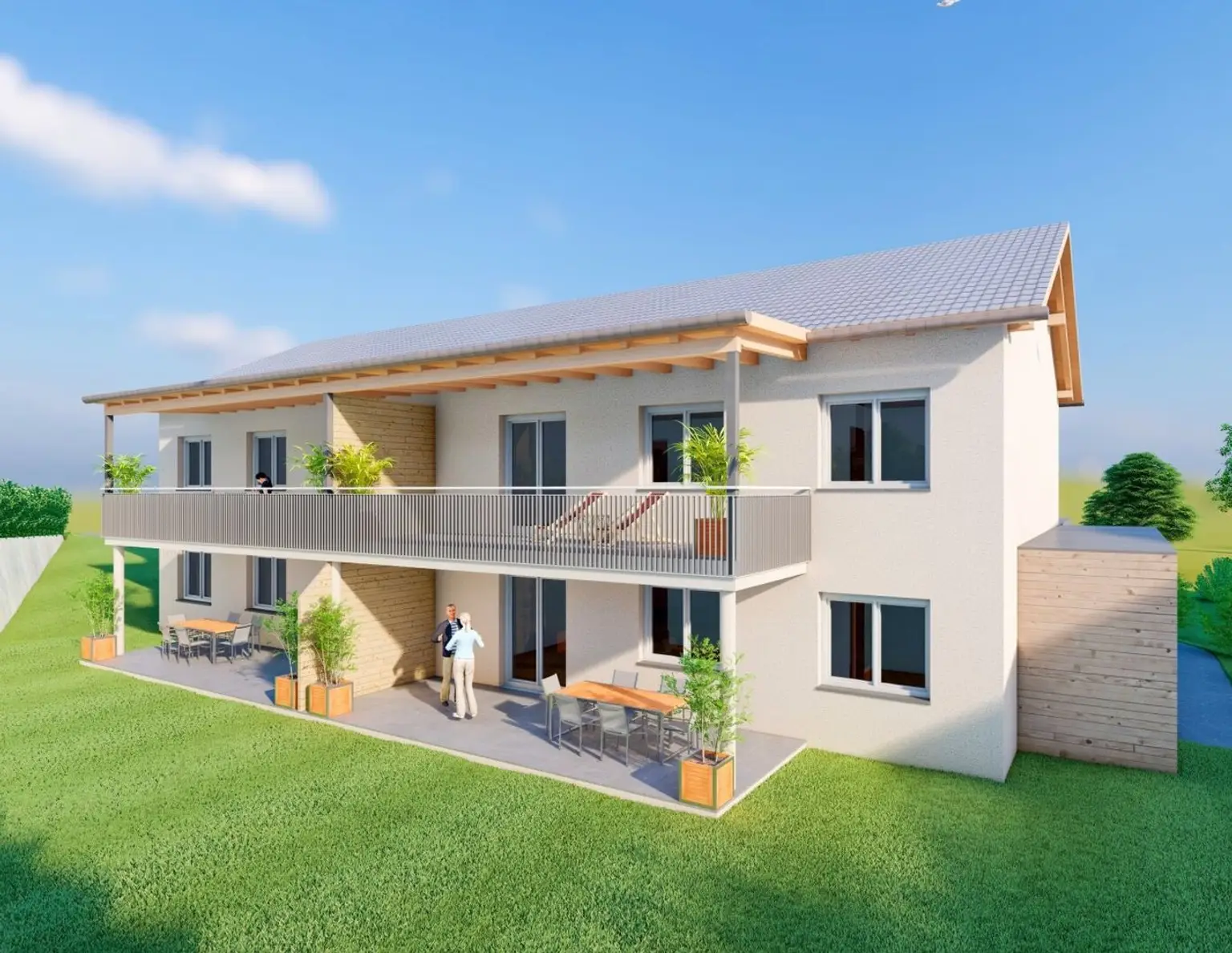 Update! - Baugenehmigtes Projekt. - Ruhelage Lassnitzhöhe, 20 Min. vor Graz. - 723 m² WNFL