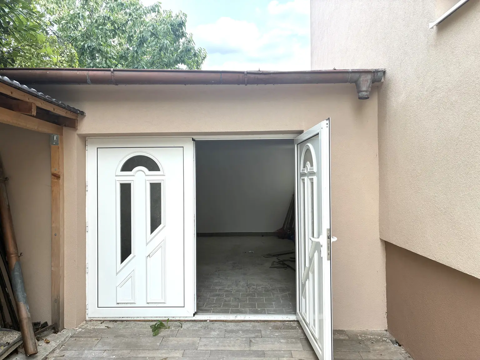 Garage offen