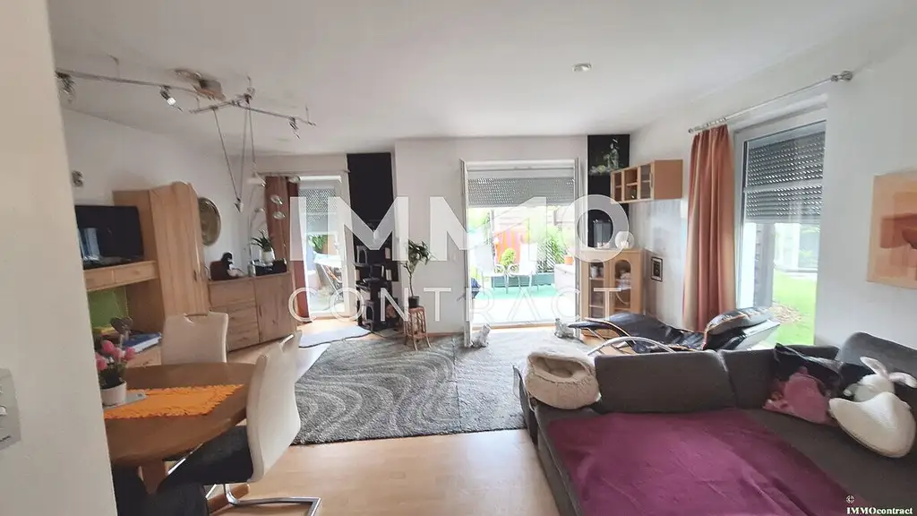 Doppelhaushälfte mit Eigengarten  am Ende einer Sackgasse in Ennsdorf, unterkellert mit Wärmepumpe, Solar und Wohnraumlüftung