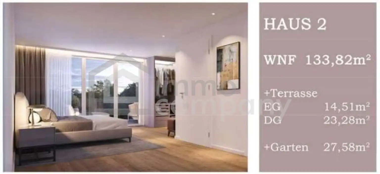 Reihenmittelhaus Schwarze Lackenau nahe der Neuen Donau