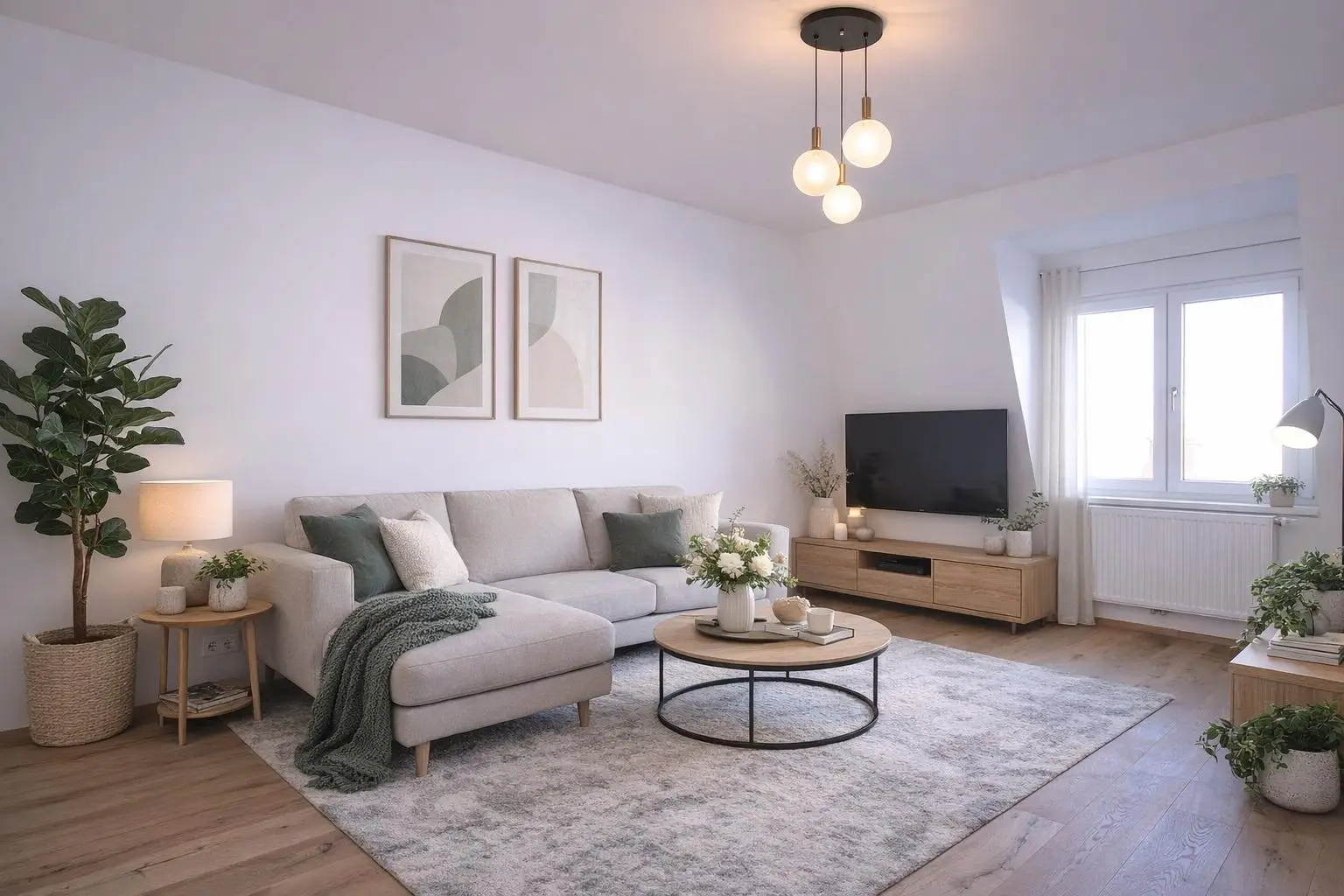 Wohnzimmer, Einrichtungsbeispiel