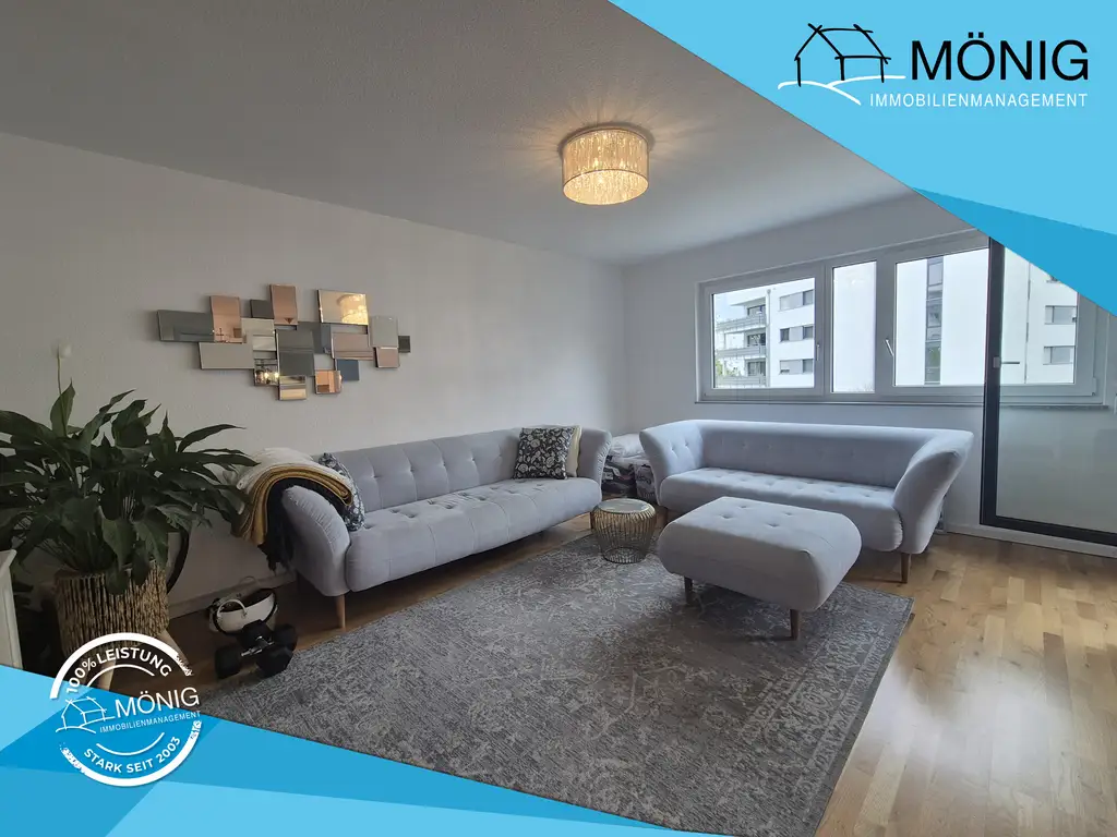 Vielseitig nutzbare 3-Zimmer-Wohnung mit Balkon und TG-Stellplatz im Herzen Sindelfingens