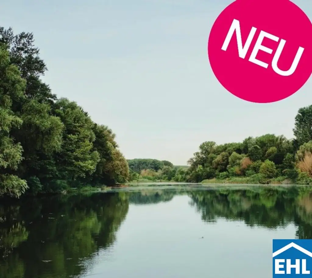 Wunderschöne 3- Zimmer Wohnung mit Terrasse direkt an den Donau- Auen!