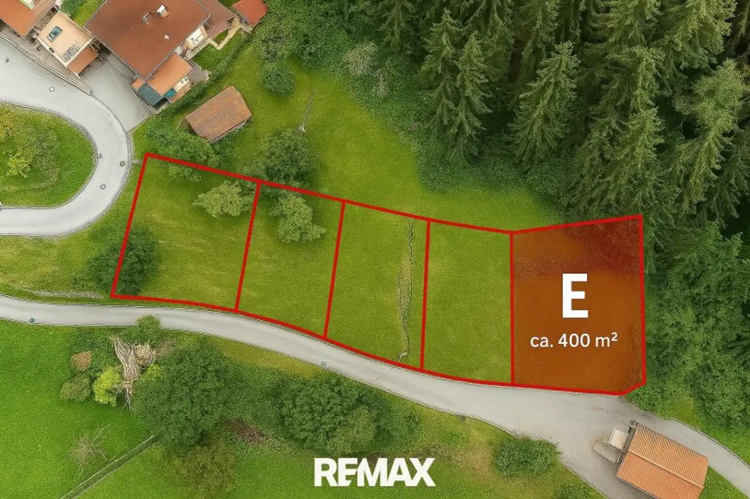 Grundstück - Landeck - schematisch dargestellt