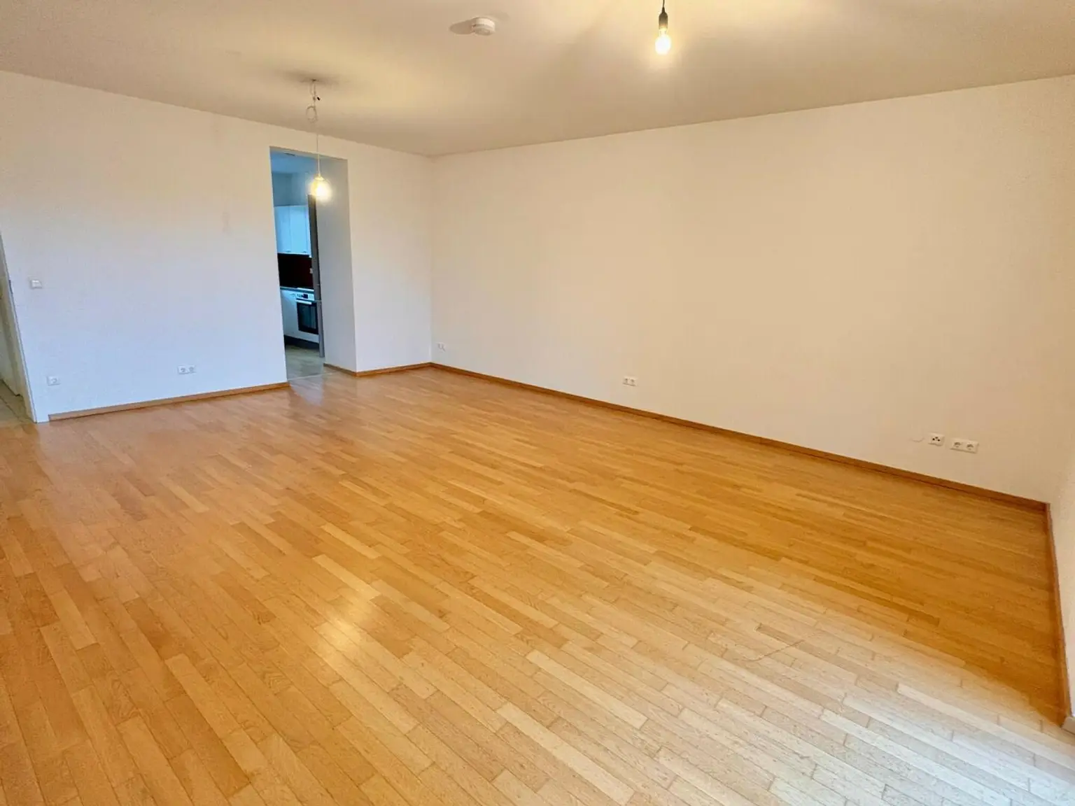 Blick von Terrasse ins Wohnzimmer