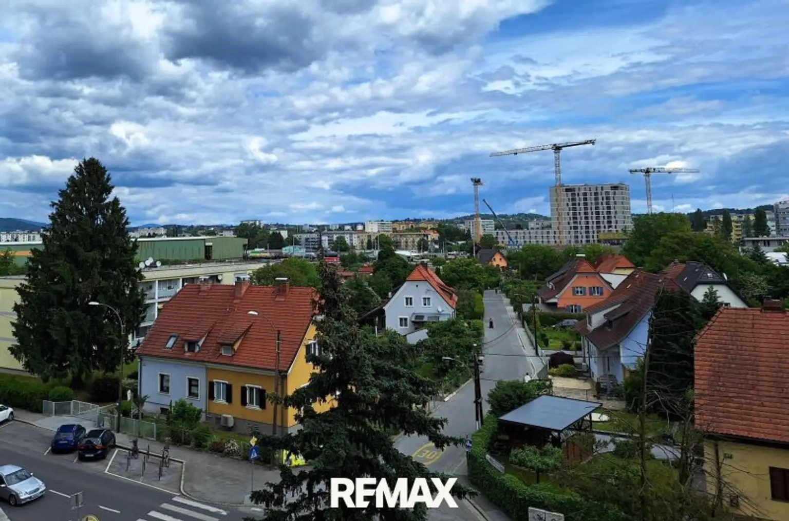 Ausblick vom Ostbalkon
