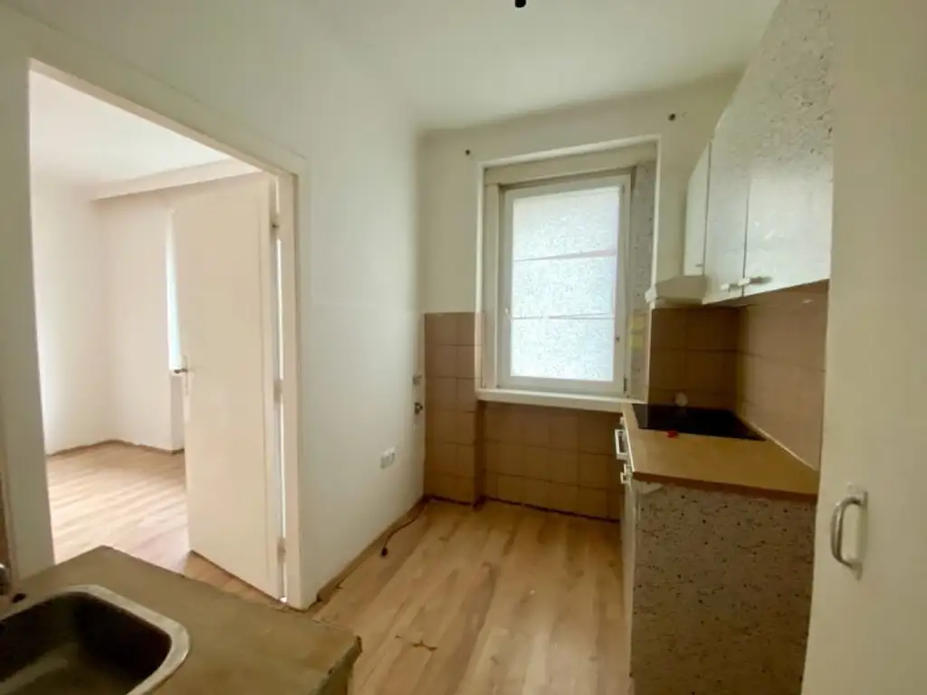 2 Zimmer-Wohnung ZUM SANIEREN, BLICK ins GRÜNE!