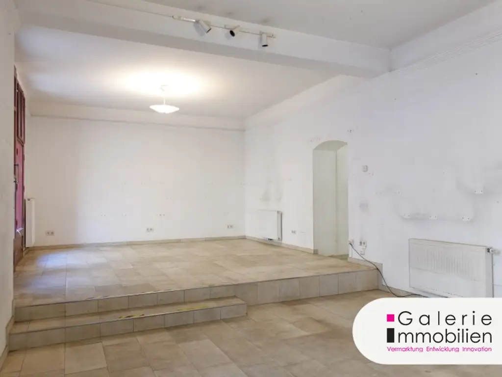 113m² Geschäftslokal/ Atelier mit Galerie an werbewirksamer Lage in Neubau !
