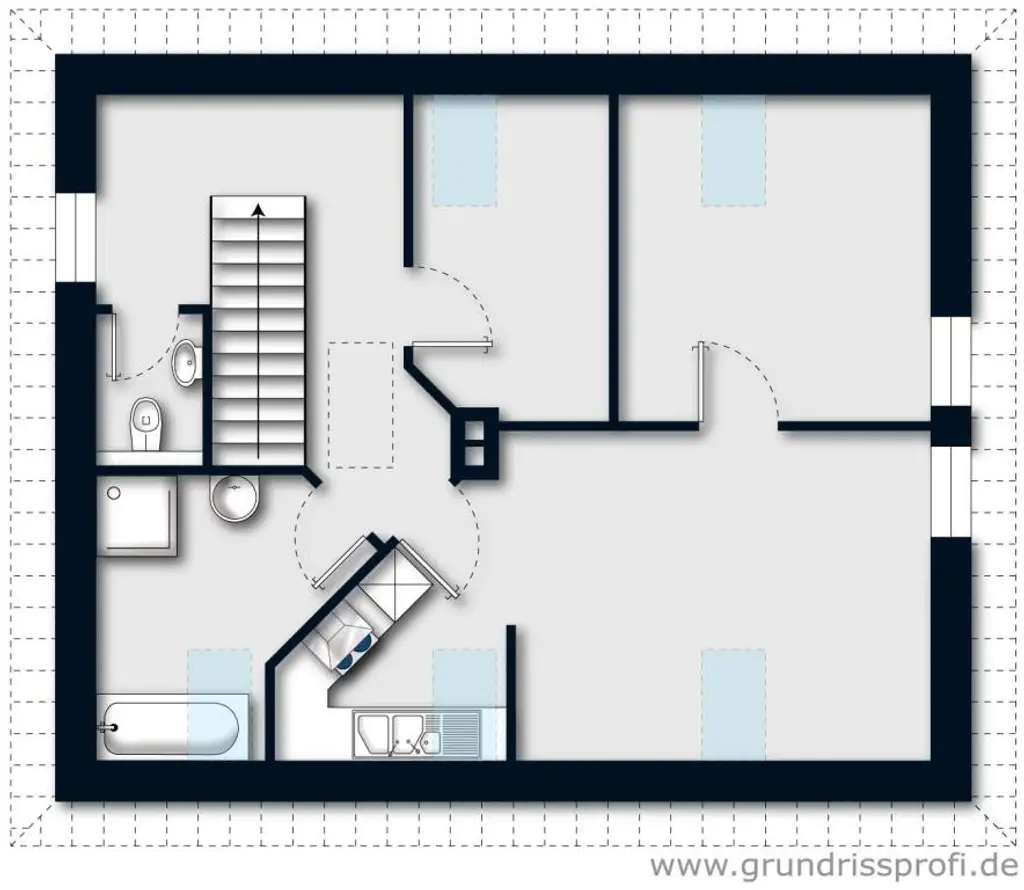 Dachgeschosswohnung in Grünlage nahe Amstetten