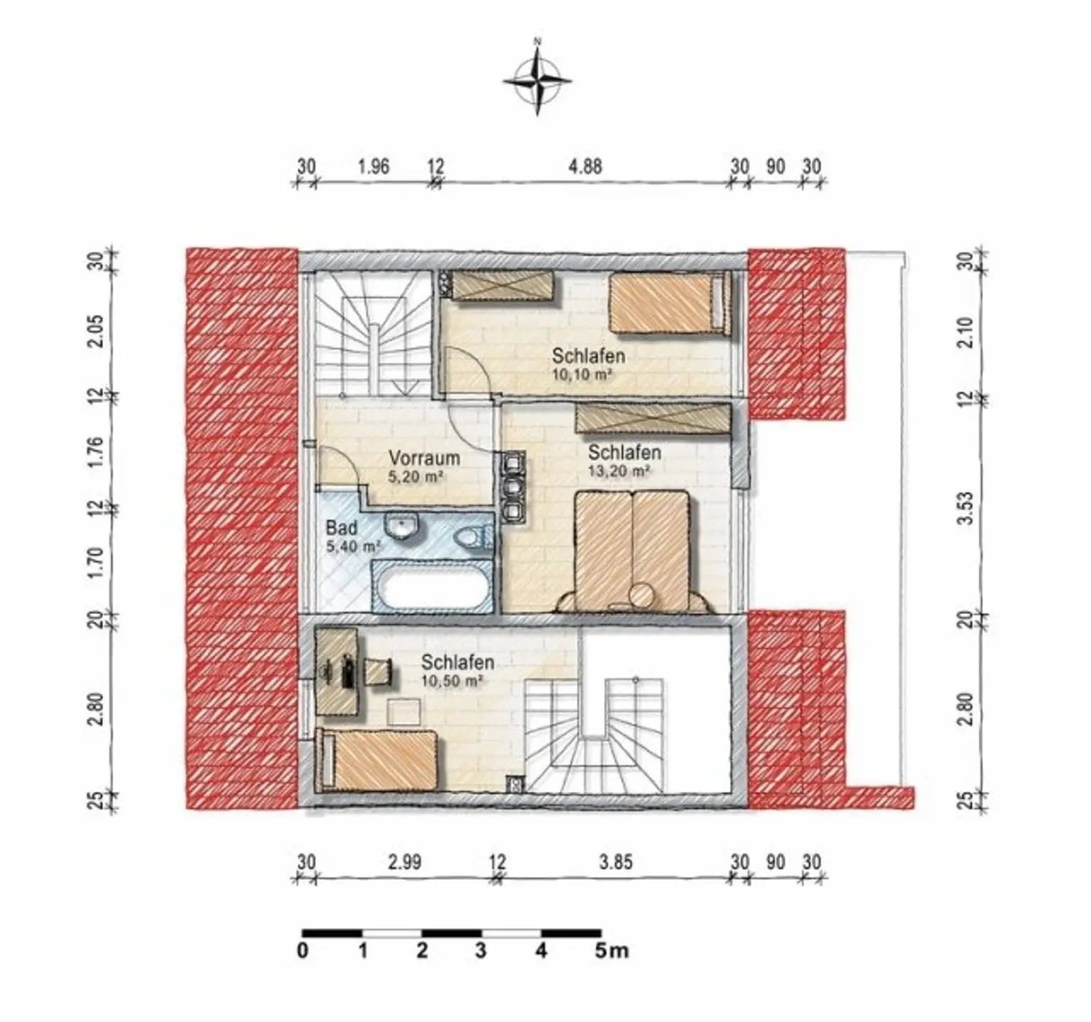 Maisonette 2. Stock
