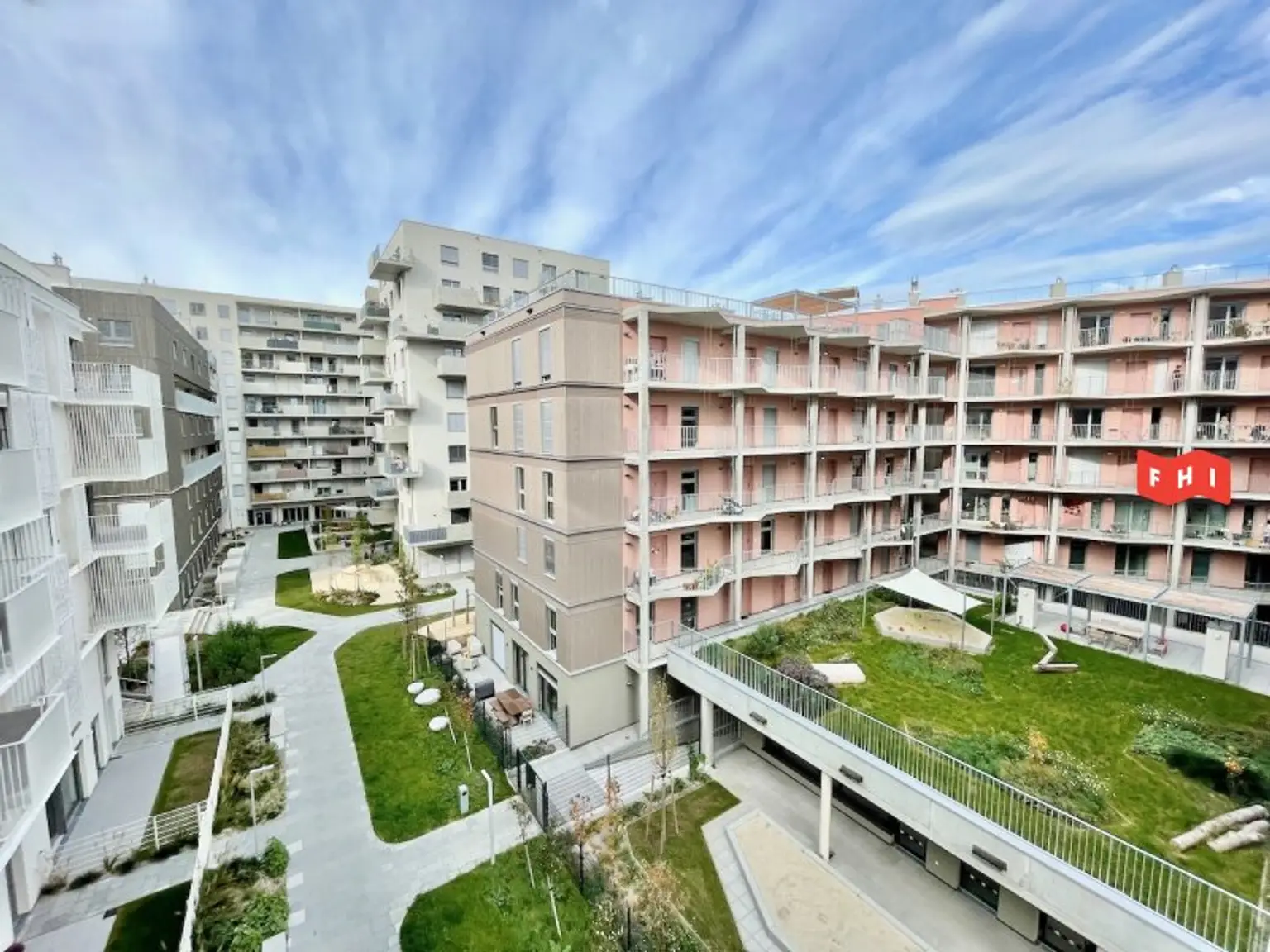 Energieeffizienter 59m² Terrassen-Erstbezug mit Erdwärme, Photovoltaik, Deckenkühlung u. weitläufiger Gemeinschaftsterrasse Nähe Schloss Belvedere