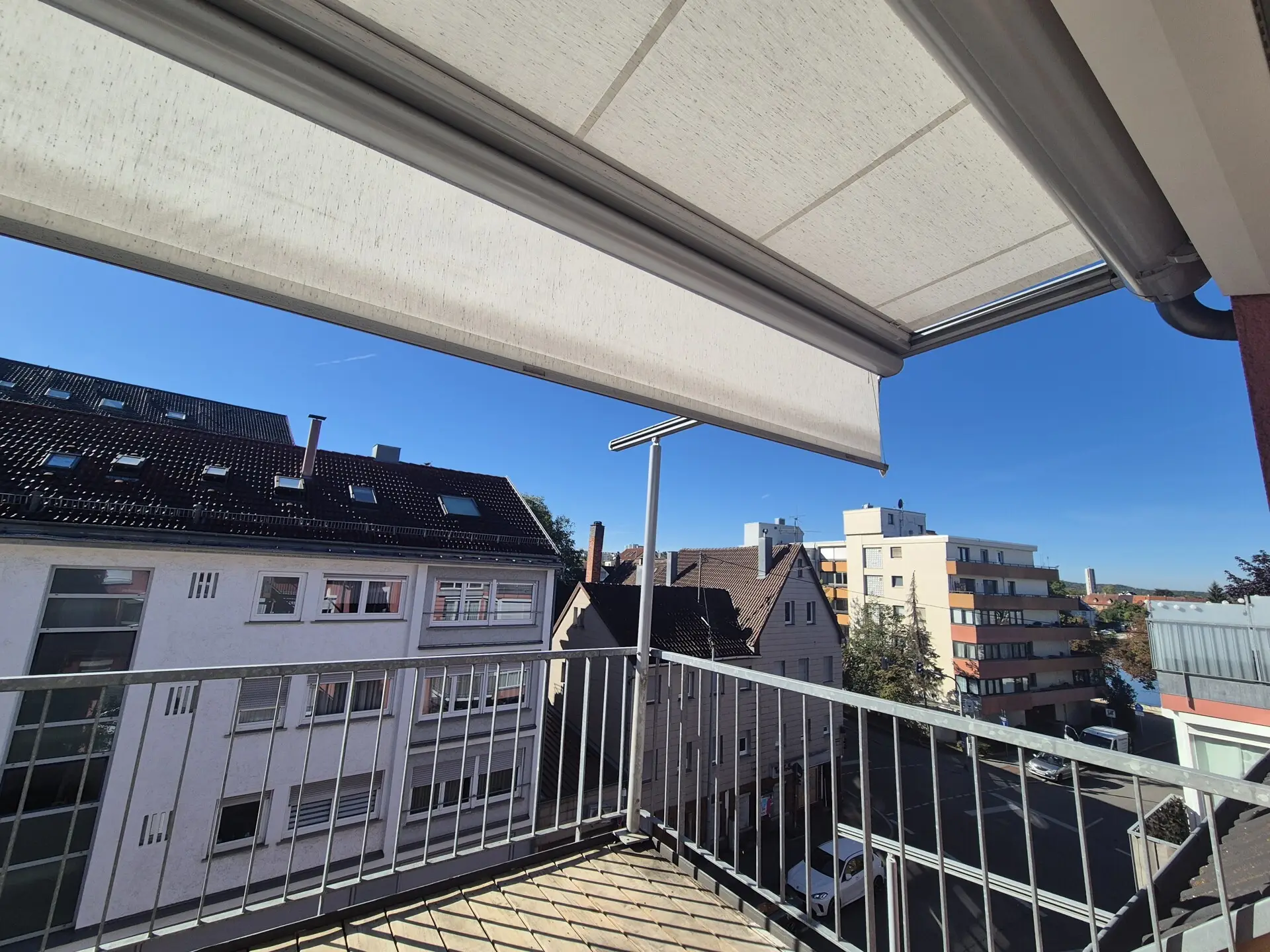 Markise an der Dachterrasse