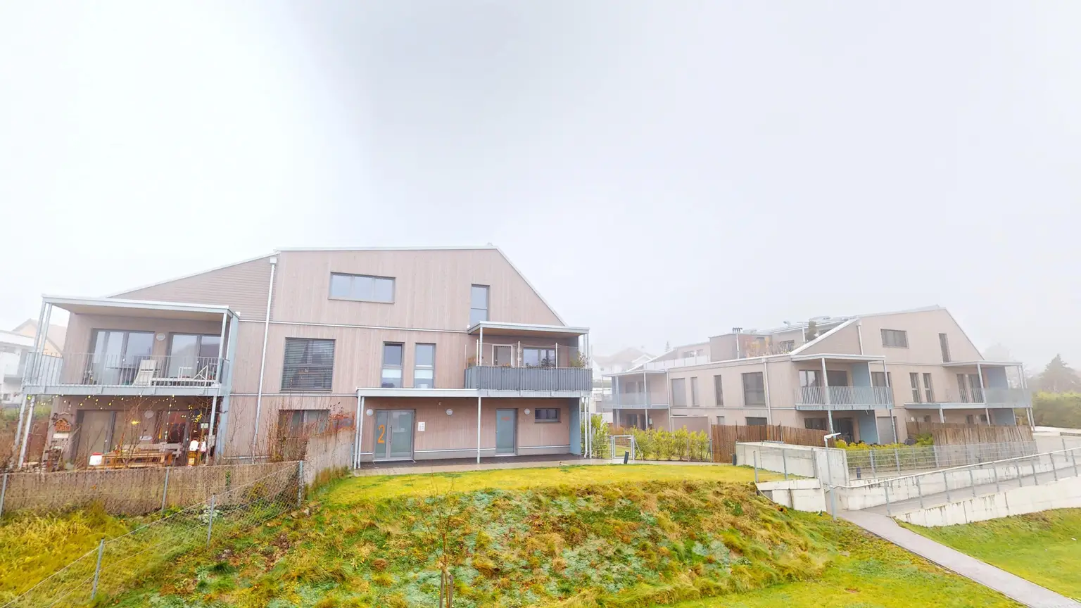 Moderne Wohnungen in Holzbauweise