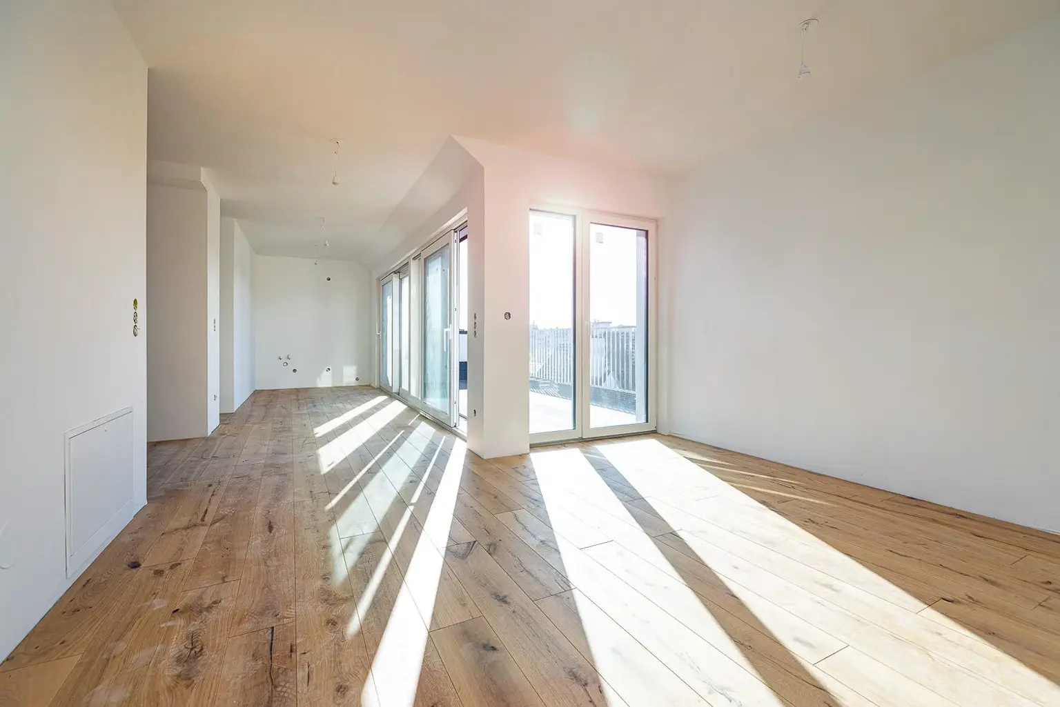 Wohnküche + Terrasse