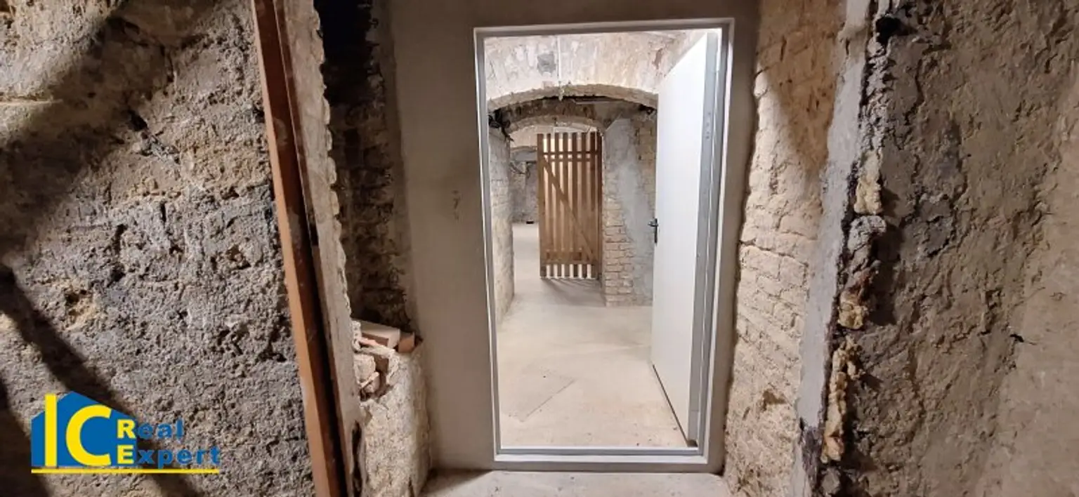 Blick zu den Einlagerungsräumen