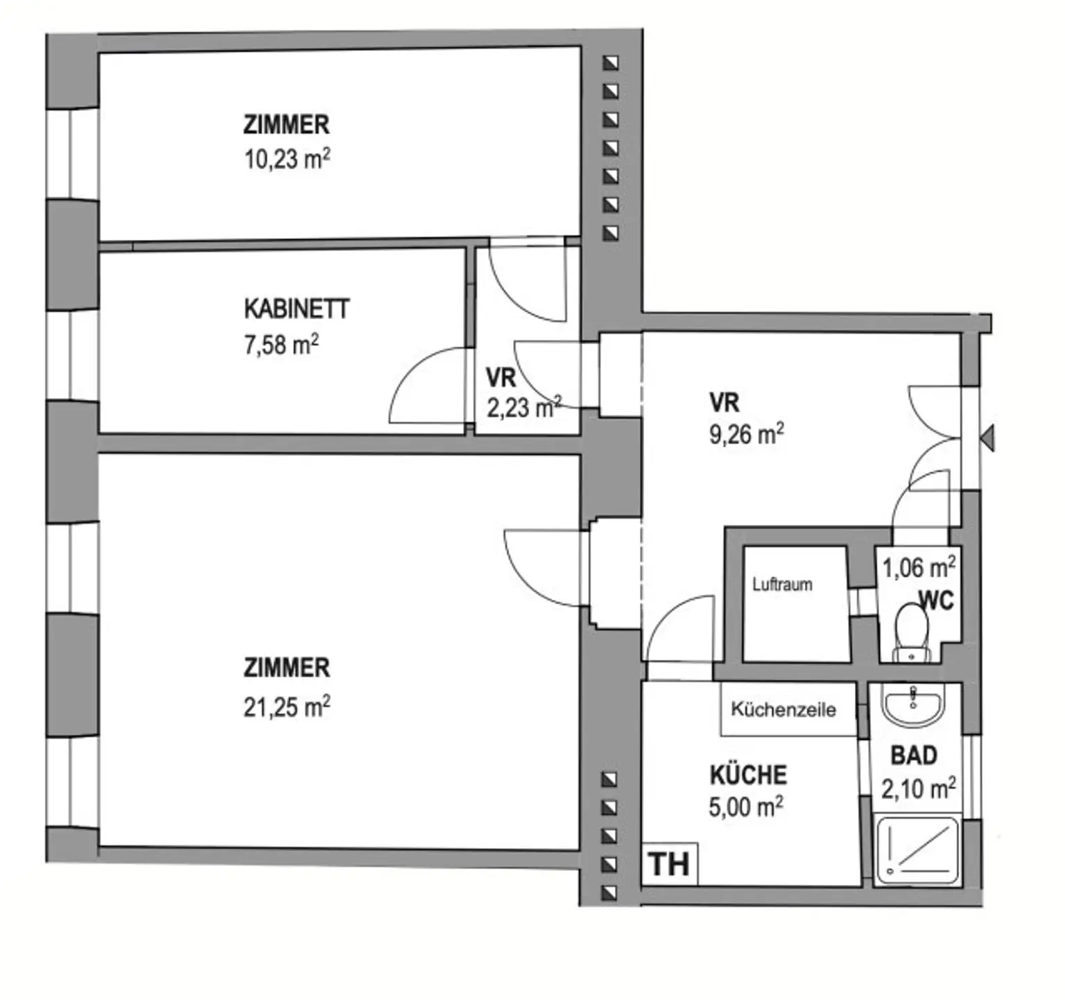 3-Zimmer-Altbauwohnung – Gestalten Sie Ihre Wohnung nach eigenen Vorstellungen