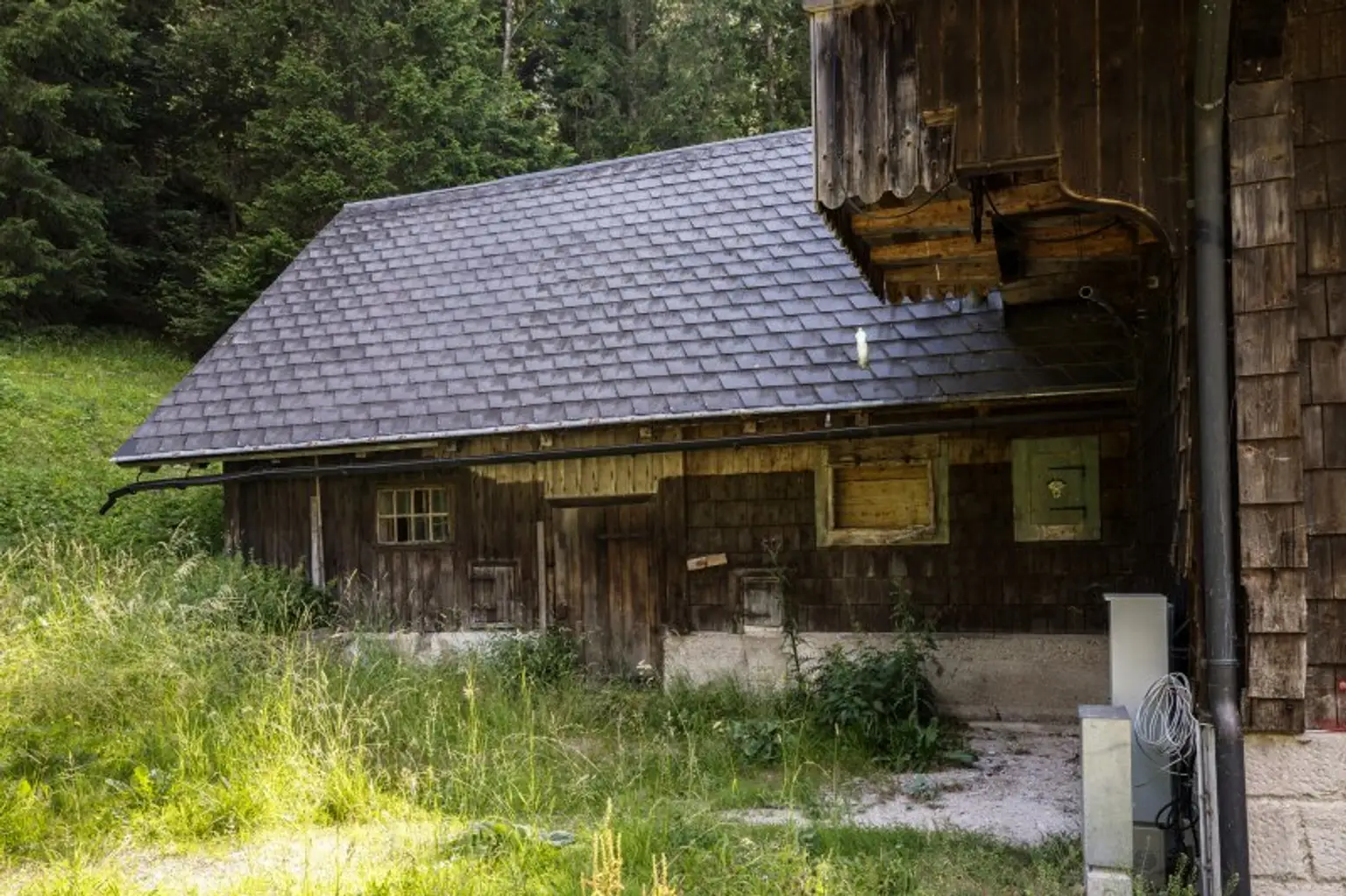 Angeschlossener Stall