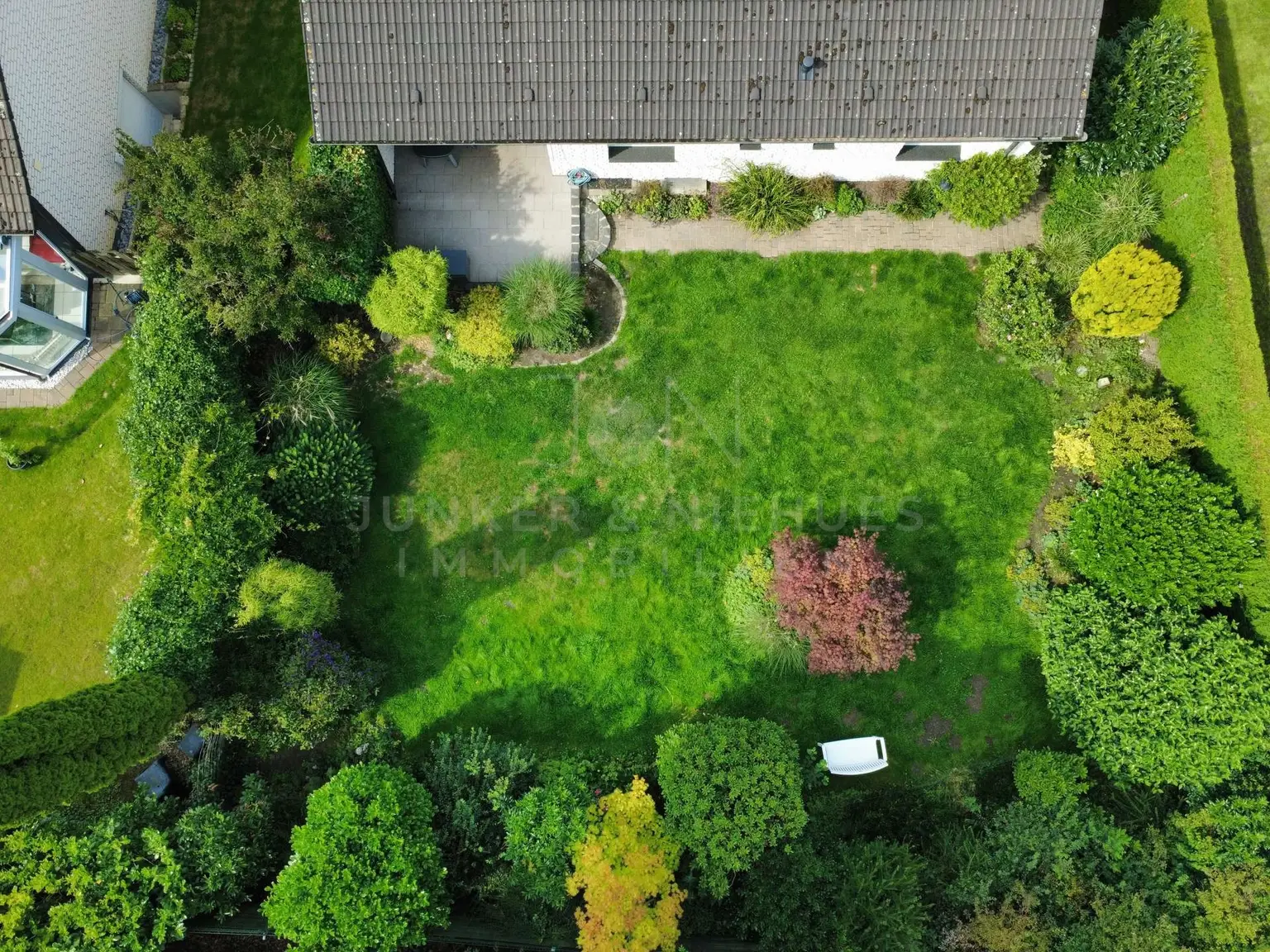 Garten von oben