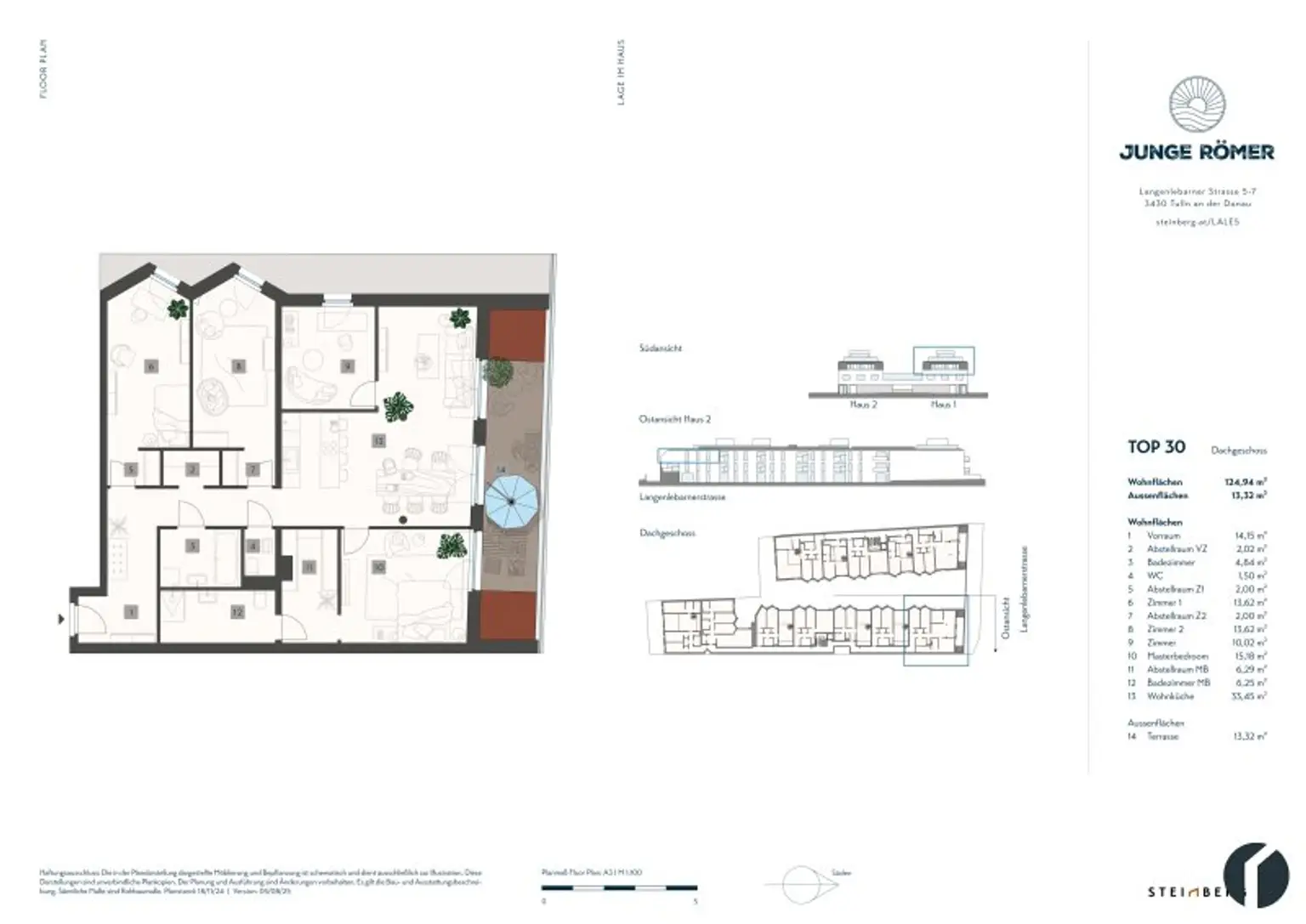 Wohnungsplan Top 30