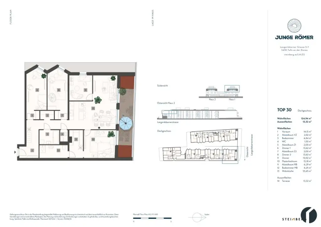 Wohnungsplan Top 30