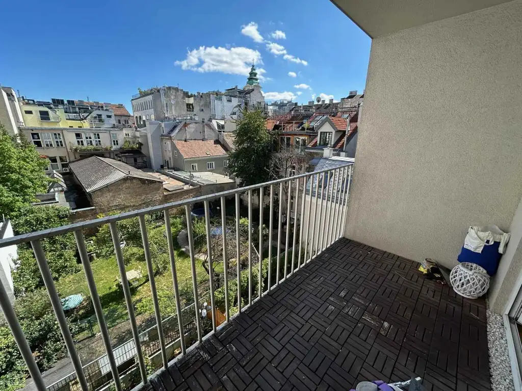 Schöne 2-Zimmer-Wohnung mit Balkon in bester Lage im 7. Bezirk