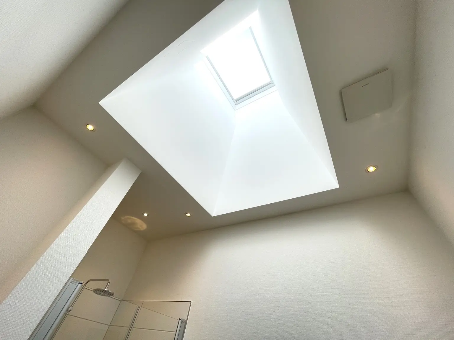 Lichtkuppel in Badezimmer