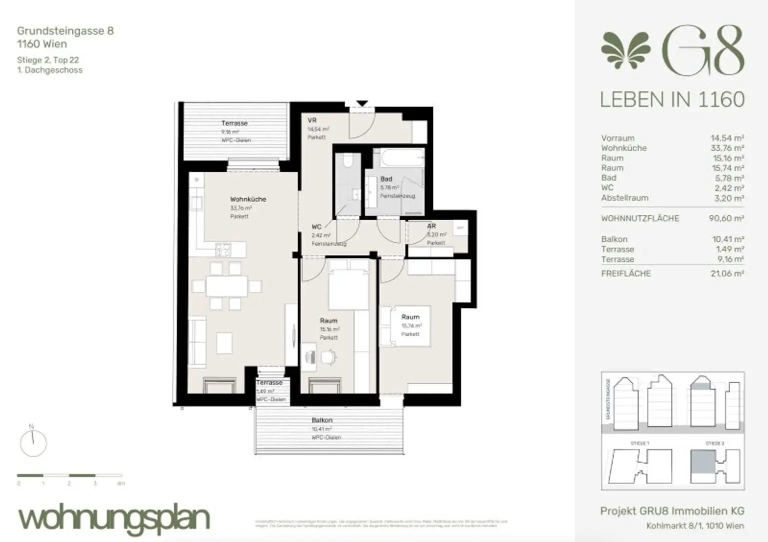 Wohnen auf höchstem Niveau - Wohnungen im G8
