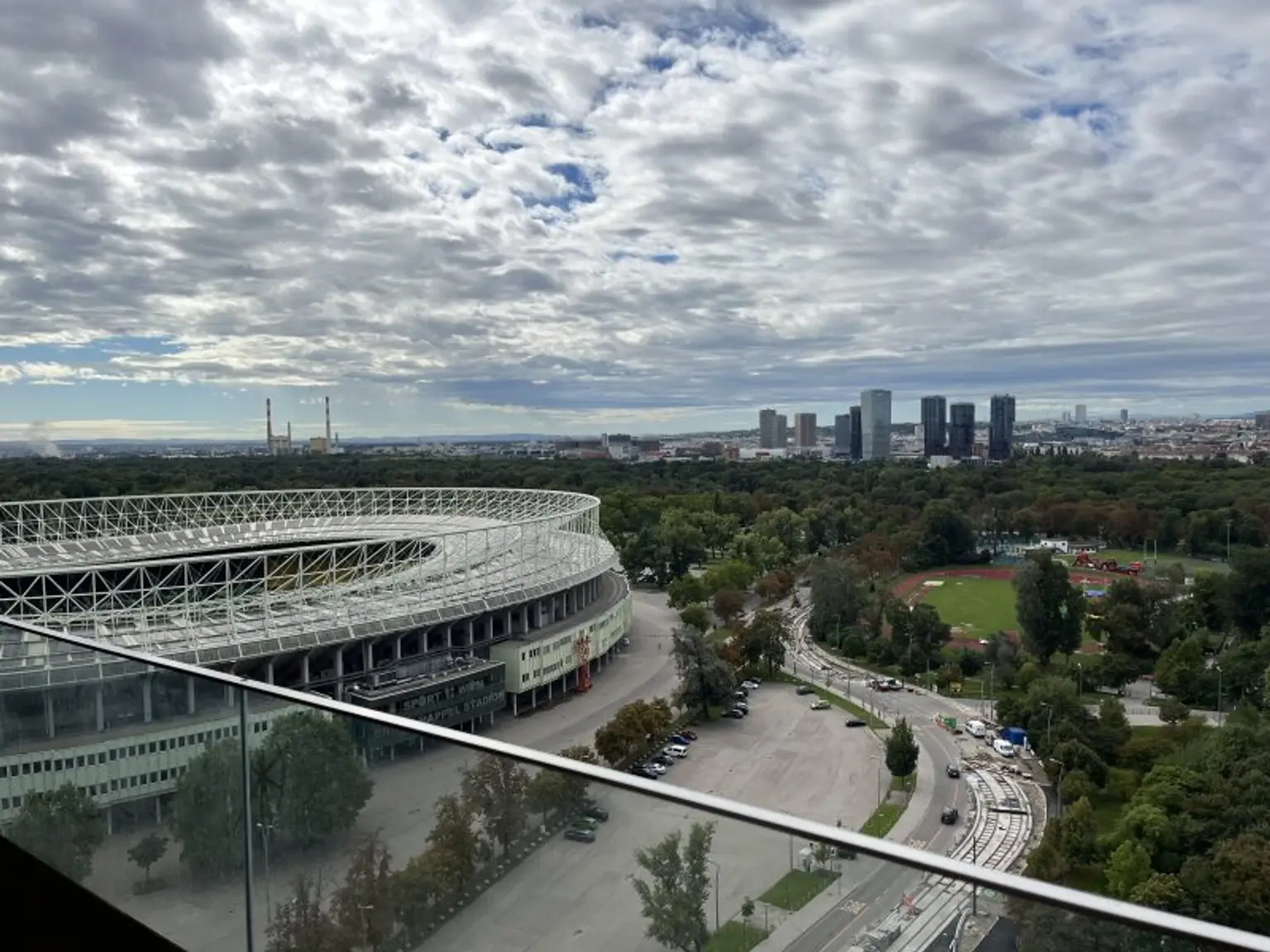 Grünblick über den Prater! Hypermoderes 2 Zimmer Terrassen-Appartment mit traumhafter Aussicht!