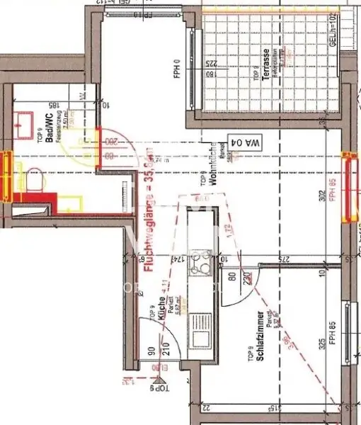 1230 Wien!!! Zu Vermietung 2 Zimmerwohnung mit Balkon!! 360° Grad Besichtigung!! Nähe U6 PERFEKTASTRAẞE!!@