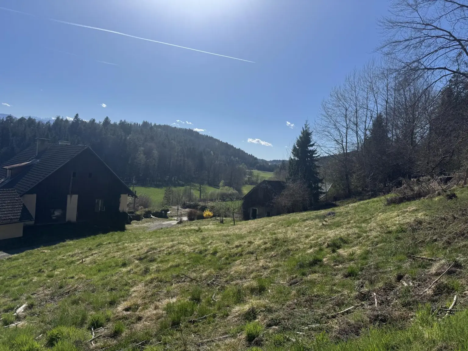 Grundstück 2 Aussicht Süd-West