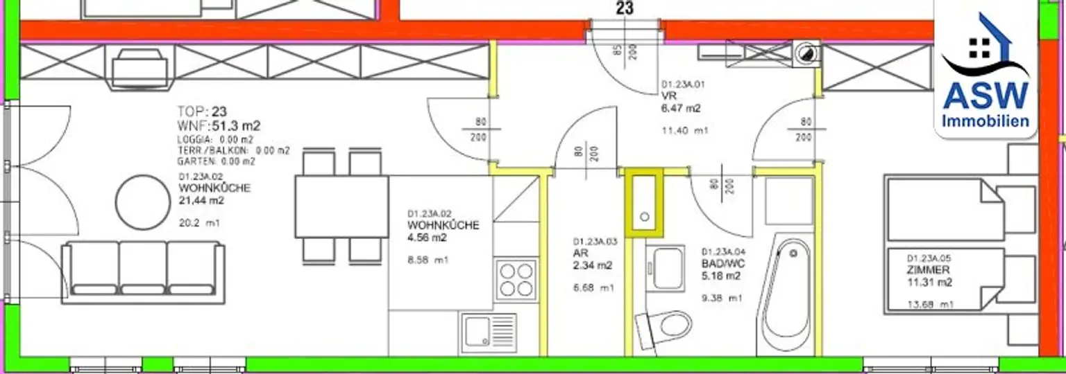 Exklusive 2-Zimmerwohnung in Toplage nahe Margaretengürtel
