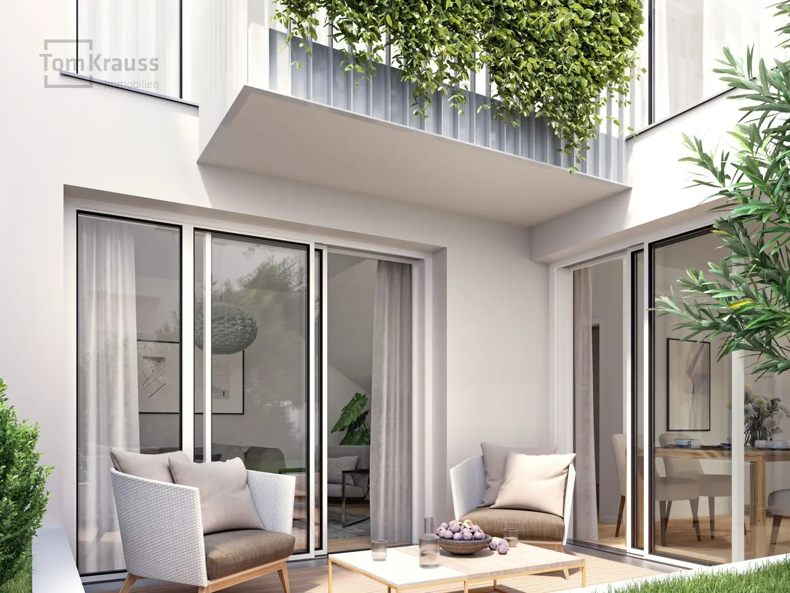 gemütliches Gartenapartment mit Balkon