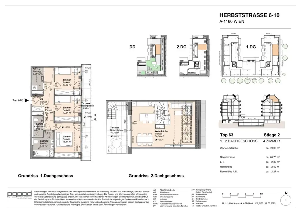WOHNEN AM PARK - Urban & Grün: Dachgeschoss mit Ausblick