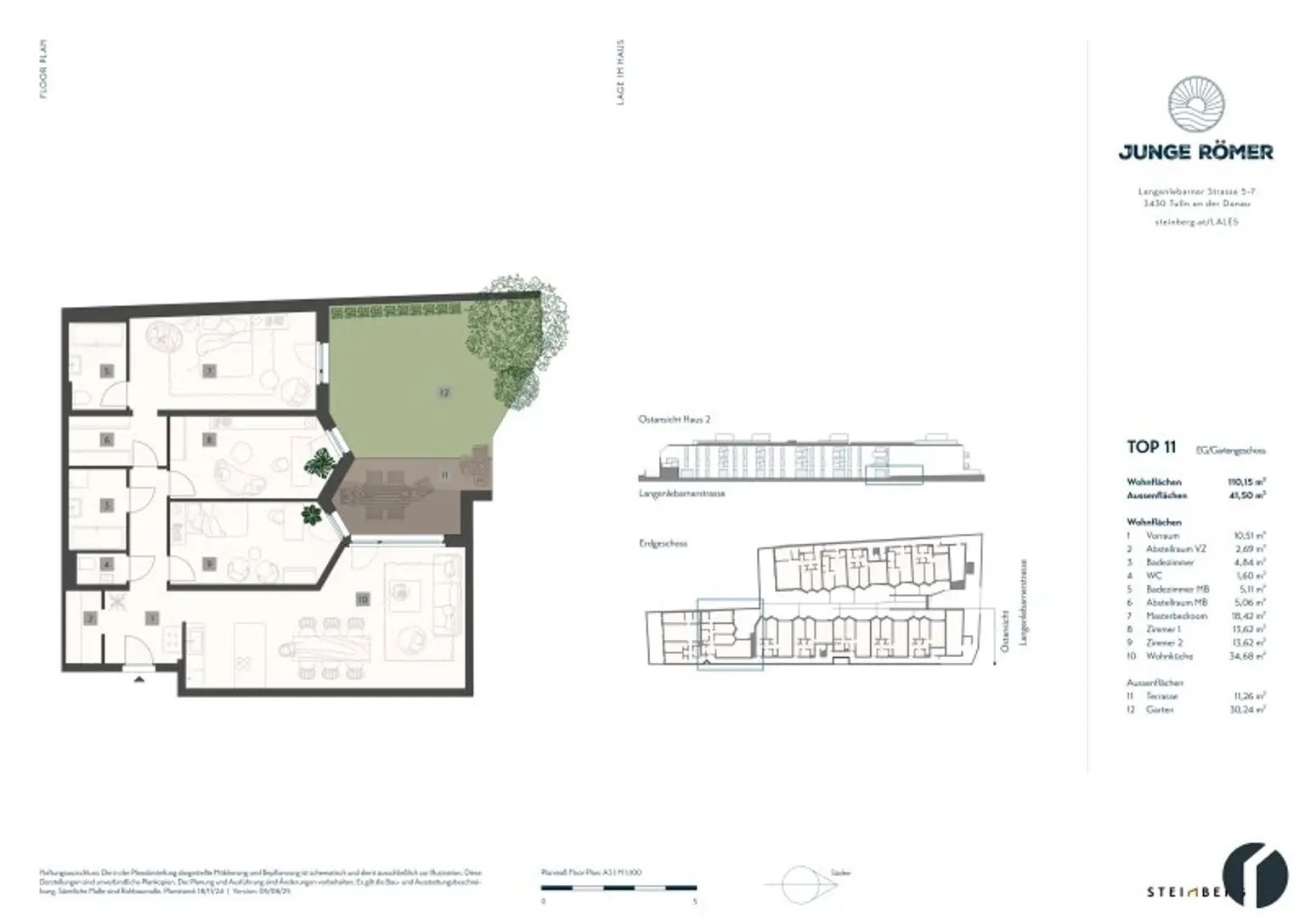4 Zimmer Gartenwohnung Nahe Zentrum und Donaulände