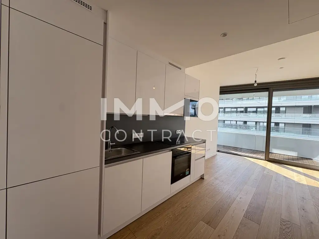 DANUBEFLATS: Entzückendes Studio mit sonnigem Balkon (Gym, Pool, Spa, Lounges im Turm) - NEW