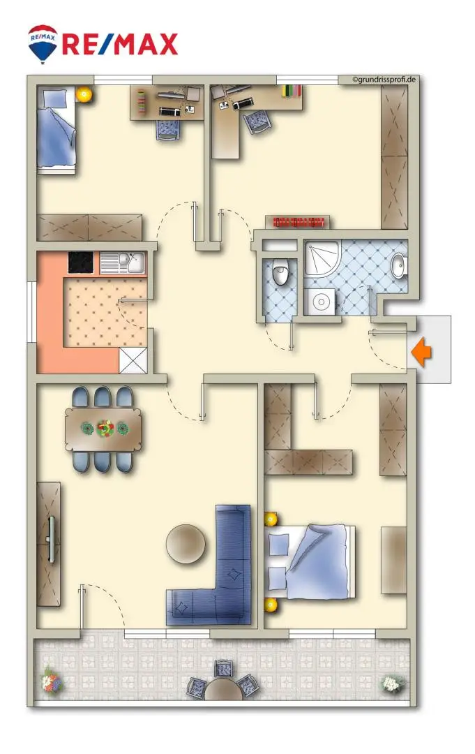 4-Zimmer-Wohnung in absoluter Spitzenlage