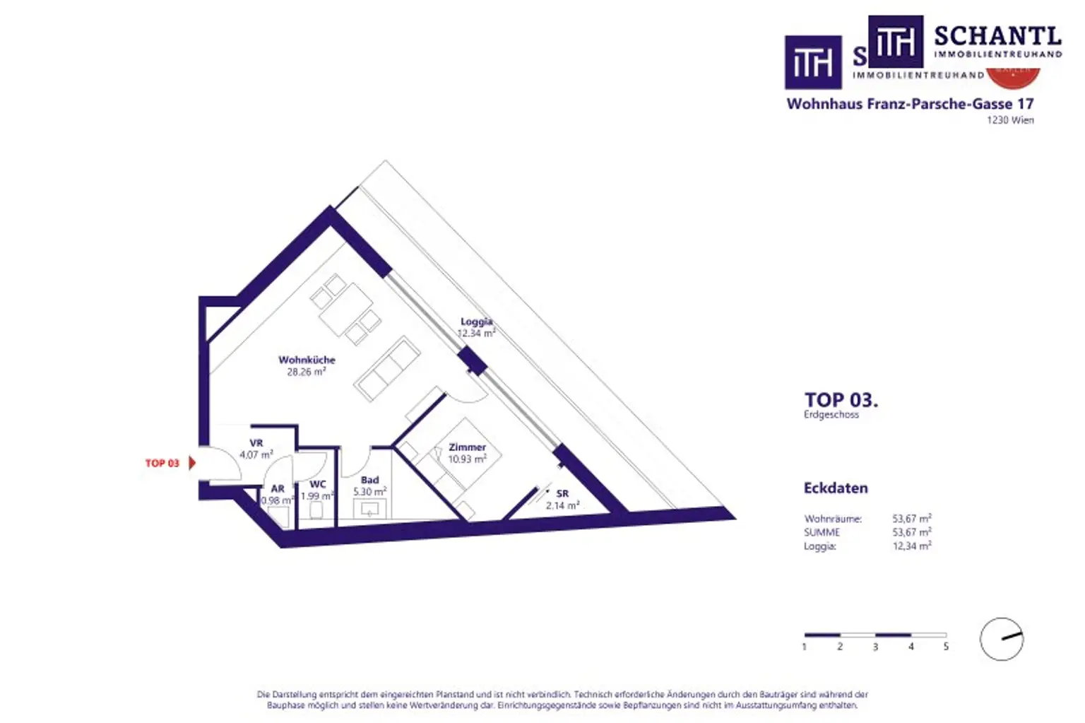Charmante 2-Zimmer-Wohnung mit großzügiger Loggia im "frechen FRANZ"