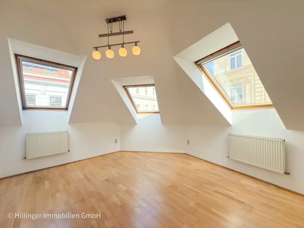 Charmante, helle Dachgeschoßwohnung in Toplage nahe Floridsdorfer Spitz