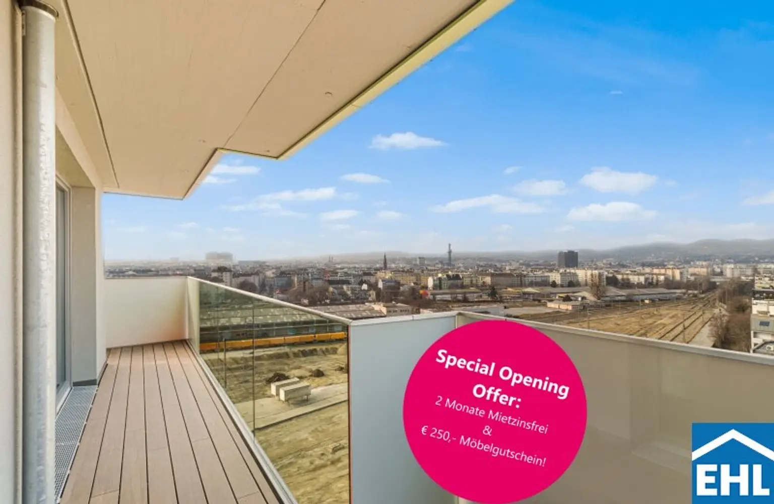 Special Opening Offer: 2 months rent-free & € 250 furniture voucher!