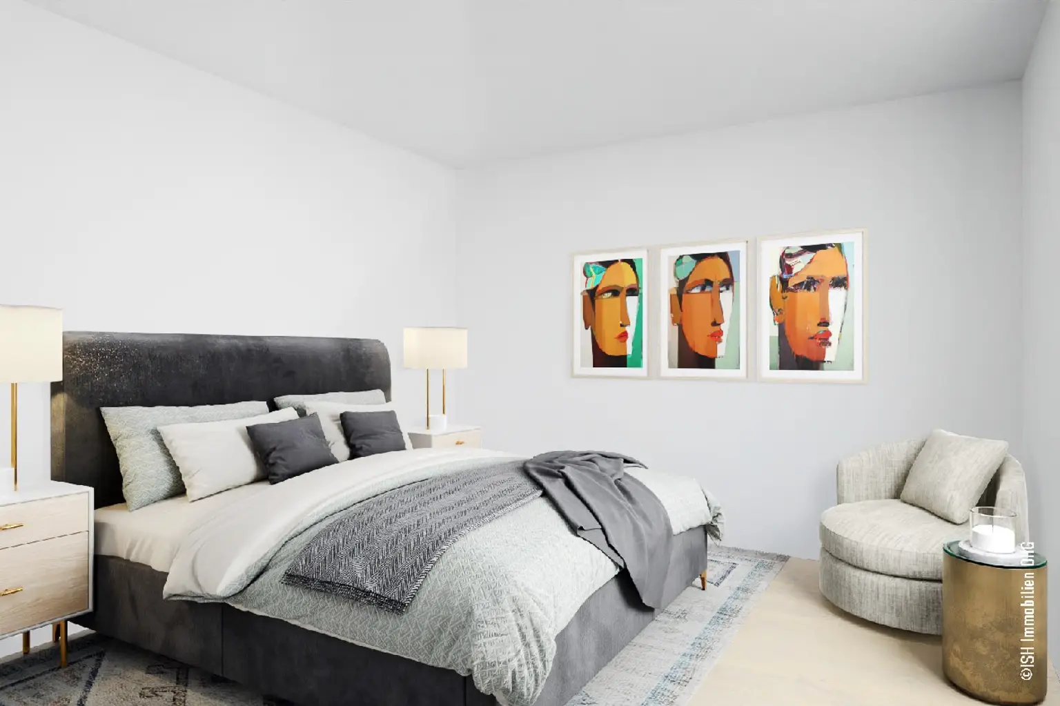 Schlafzimmer Visualisierung