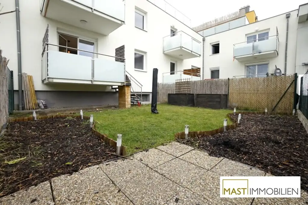 Auf der Suche nach einer 2 Zimmer Gartenwohnung inkl. Einbauküche? Ausgezeichnete Lage direkt in Korneuburg