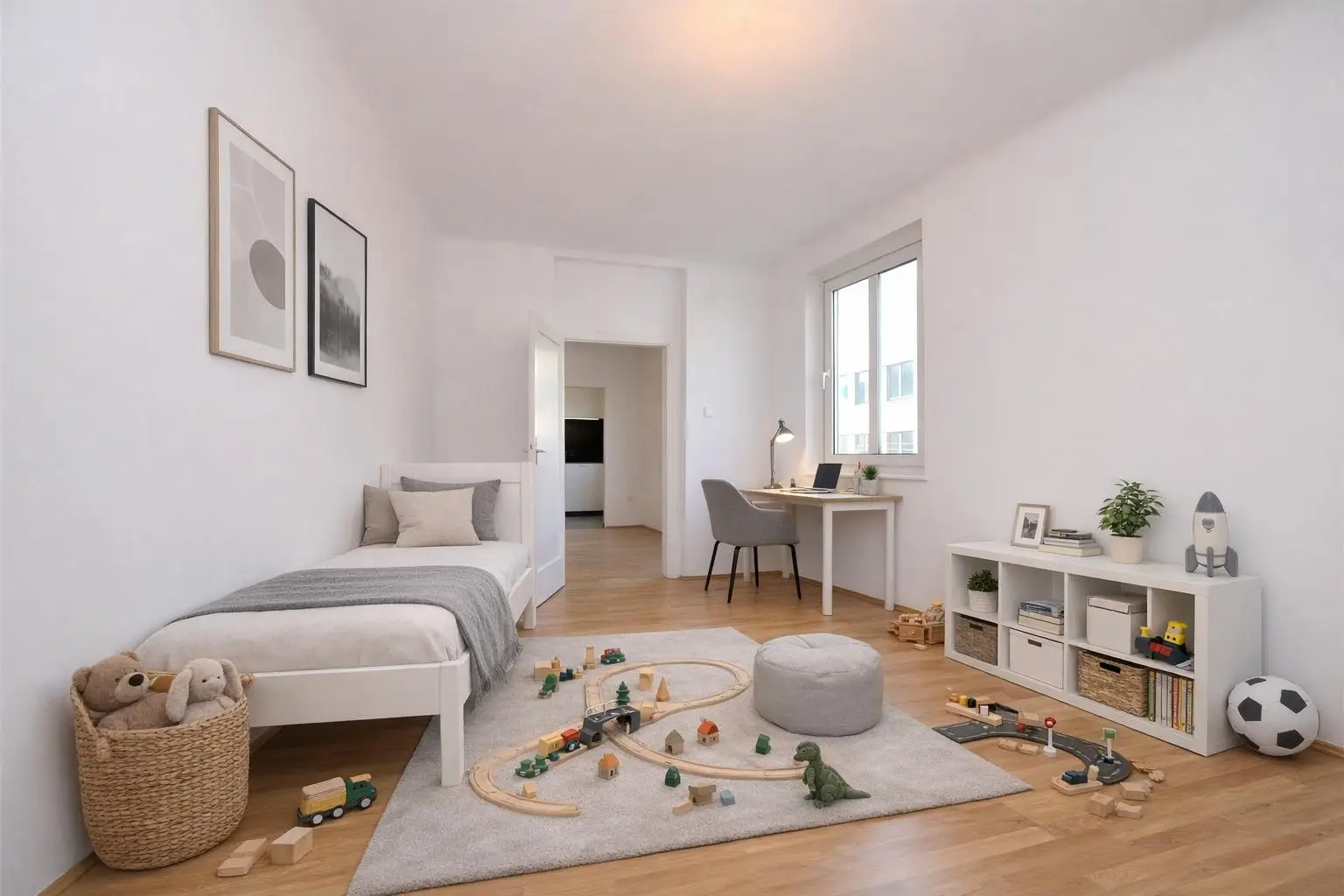 Kinderzimmer (virtuell eingerichtet)