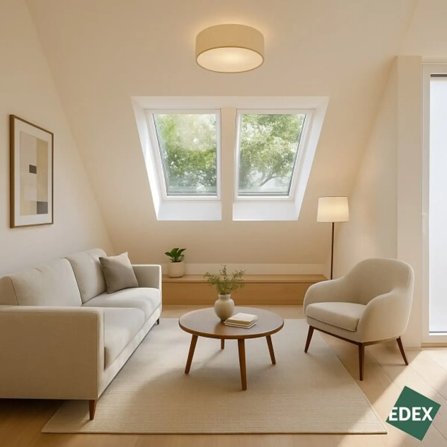 ERSTBEZUG | Traumhafte 2-Zimmer DG-Wohnung mit Loggia & Terrasse in den ruhigen Innenhof