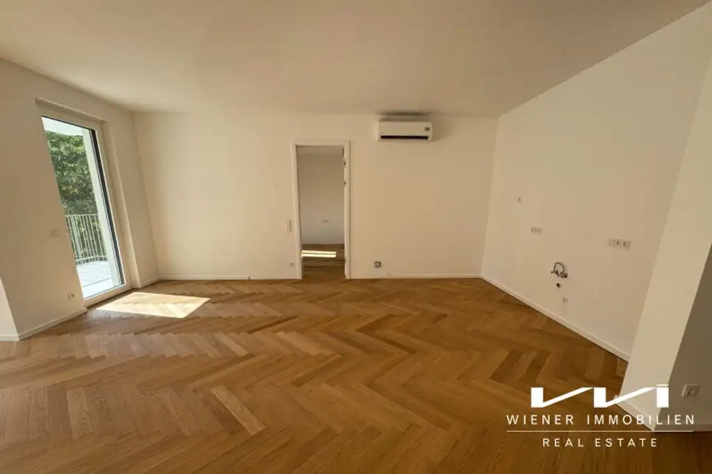 Grünblick ins Quartier Starhemberg - 4 Zimmerwohnung mit Balkon