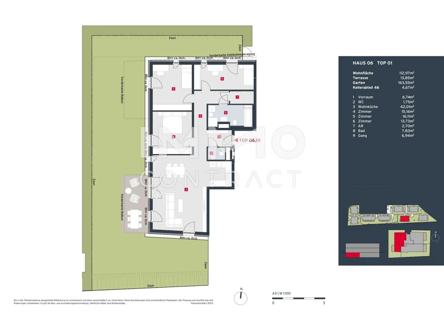 Provisionsfreier Gartentraum in idyllischer Anlage - Exklusive, familienfreundliche 4-Zimmer-Wohnung