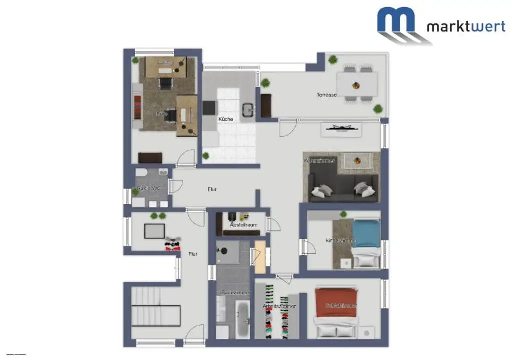 Traumhafte 4-Zimmer-Wohnung mit Loggia, Terrasse, Hobbyraum, TG-Stpl. in Linz-Urfahr!