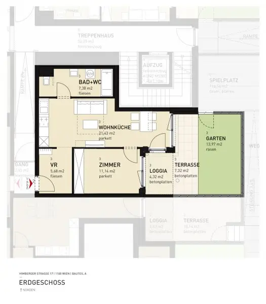 Grundriss: Himberger Straße 17