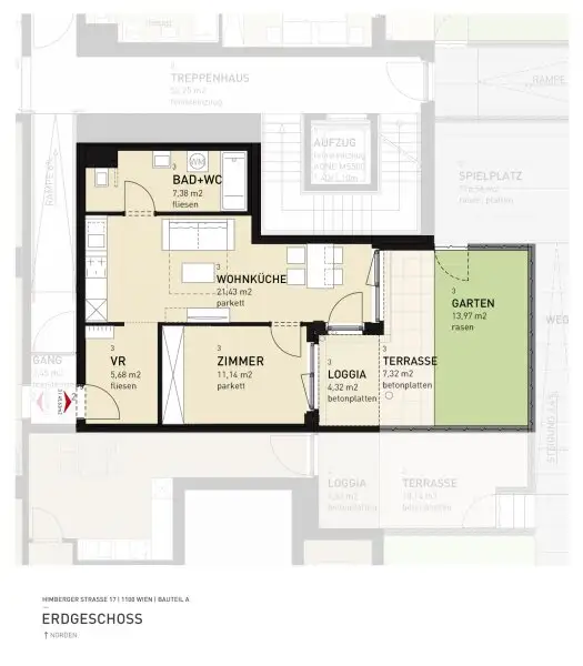 Grundriss: Himberger Straße 17